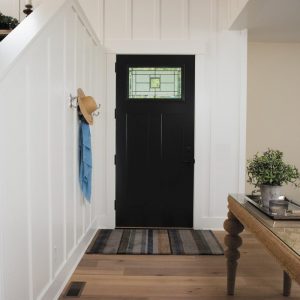 Black and White Entryway