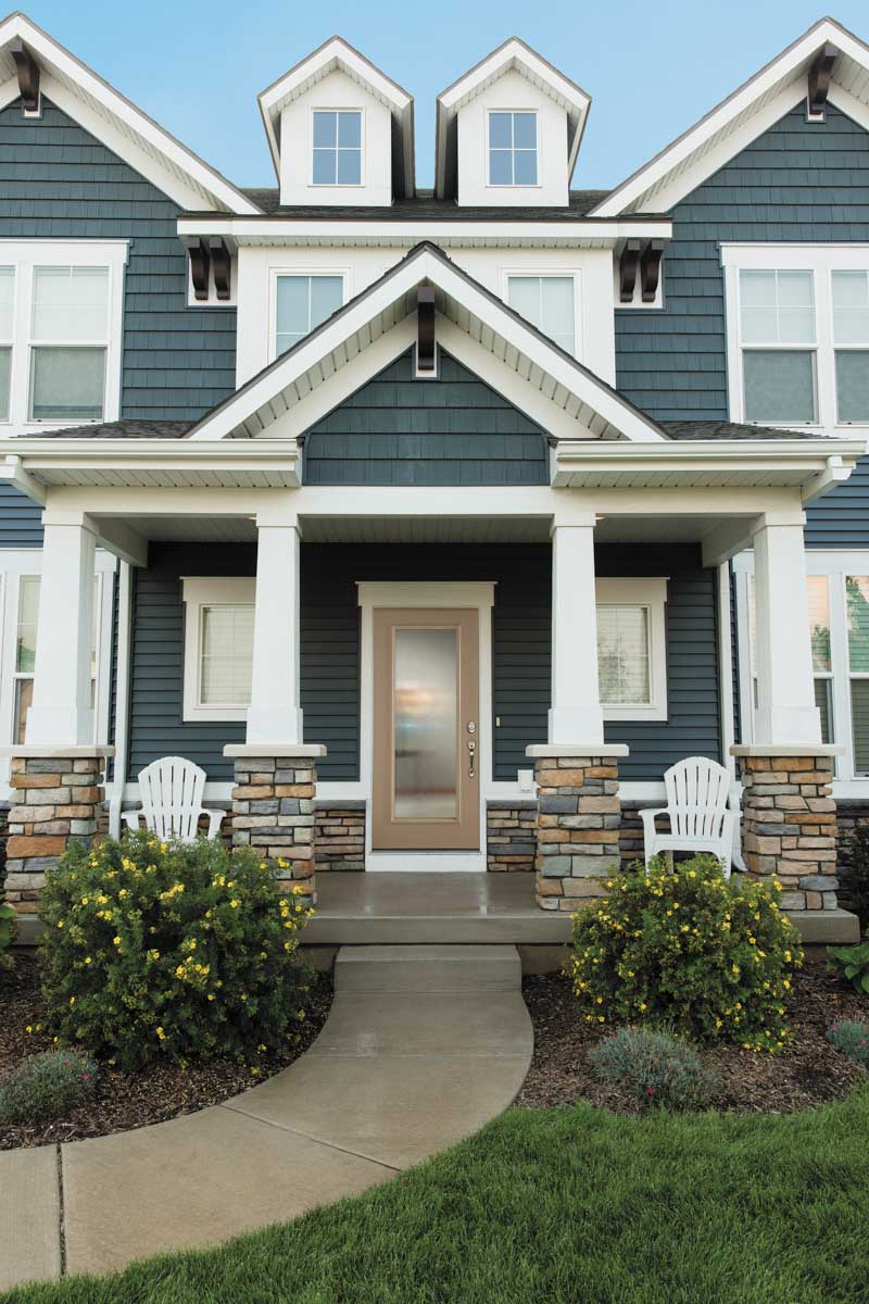 Symmetrical Front Entrance