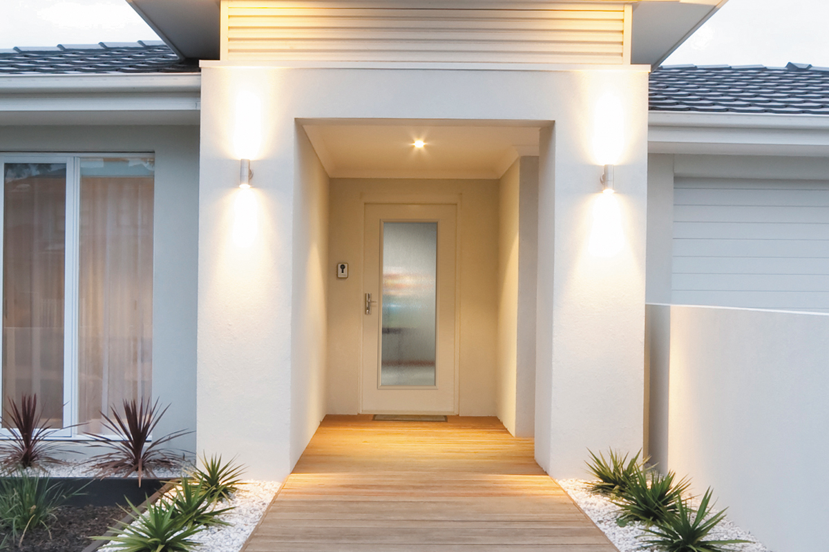 Stucco Grand Entrance